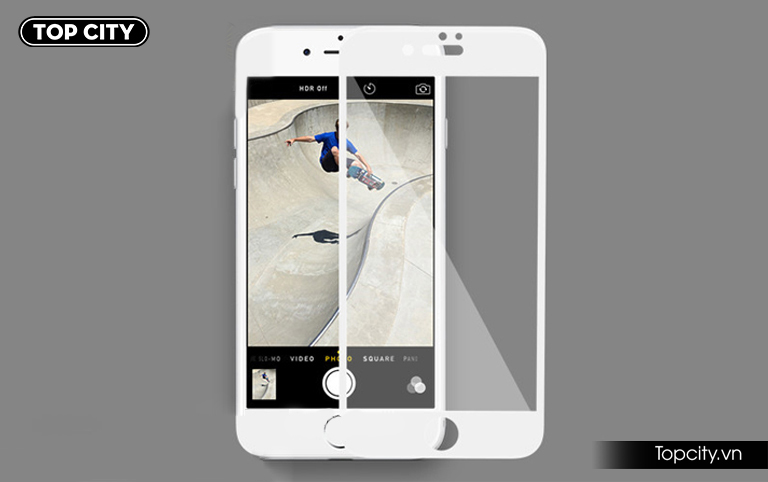 Kính cường lực iPhone 7 Plus full màn hình 3D chính hãng 4